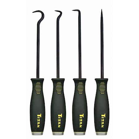 4Pc Jumbo Bolstered Pick Hook Set