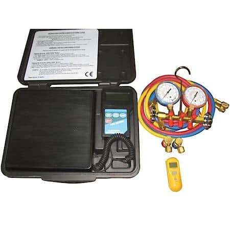 A/C Electronic Scale/Gauge/Therm Kit
