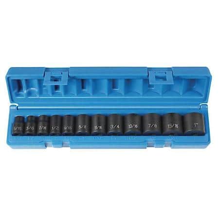 12 Pc 3/8 Drive Frac Standard Length Set