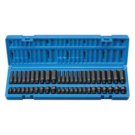 48Pc 1/4Dr Std Deep Frac Metric Master Set