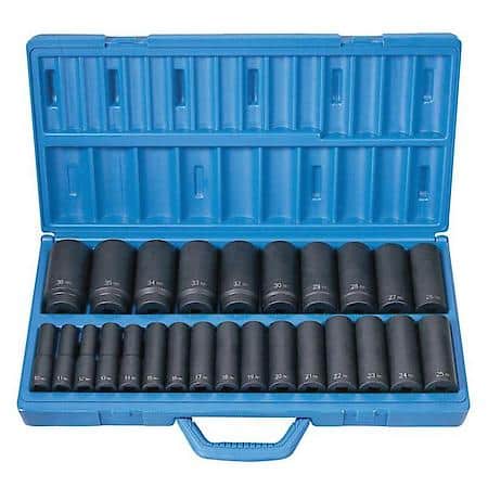26 Pc 1/2 Dr Deep Length Metric Master Set