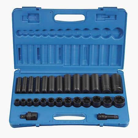 28 Pc 1/2 Dr Standard Deep Length Set