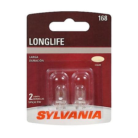 168 Long Life: Mini Bulb, Standard Performance, 2 Pack