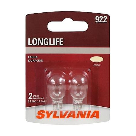 922 Long Life: Mini Bulb, Standard Performance, 2 Pack