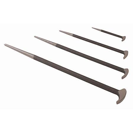 Pry Bar Set 4 Pc Hook Point 6 12 16 20In.