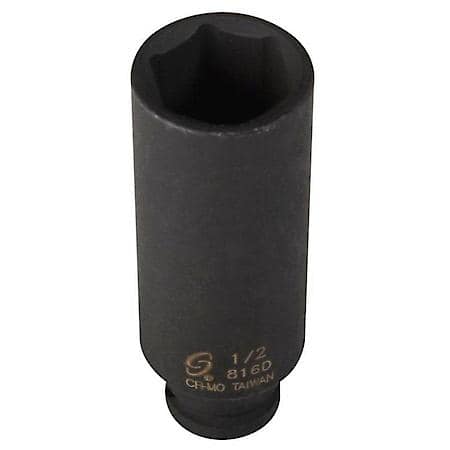 Soc 1/2 1/4D Imp 6Pt Dp Blk
