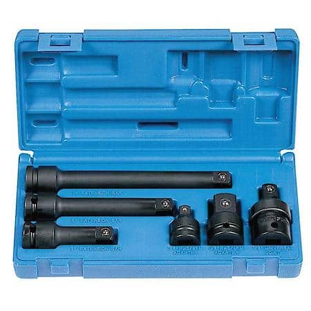 6 Pc 1/2 Dr Adapter Extension Set