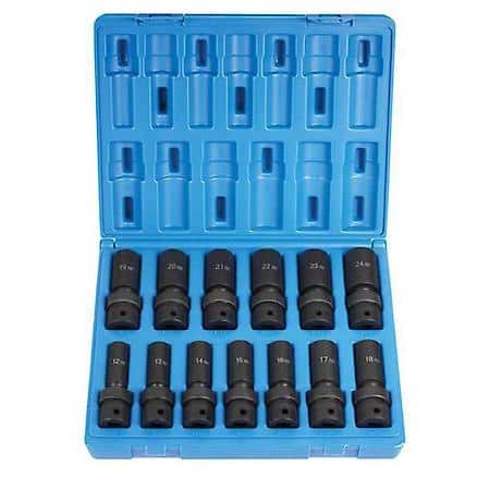 1/2 13Pc Metric Univ Dp Set