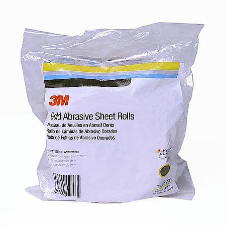 3M Stikit Gold Sheet Roll, 02599, 2 3/4 in x 25 yd, P80C, 10 per case