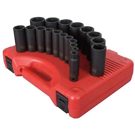 19-Piece 1/2 In. Drive Deep Fractiona