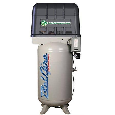 7.5Hp 80 Gallon 1 Phase Quiet Piston Compressor