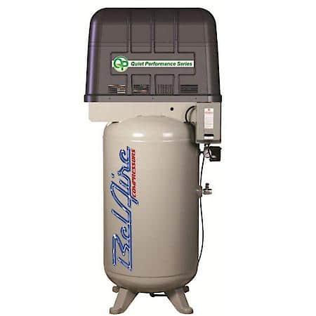 7.5Hp 80 Gallon 3 Phase Quiet Piston Compressor
