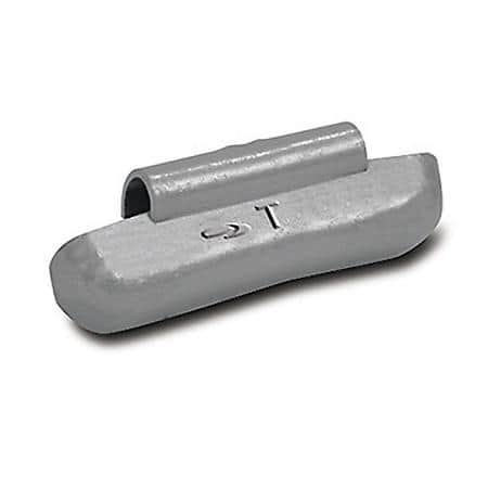 T-Series Coated Lead (Pb) Passenger Knock-On Wheel Weight, 1.25 oz., Box of 25