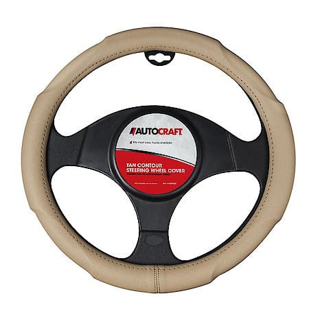 Tan Contour Steering Wheel Cover