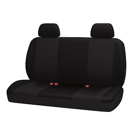 AutoCraft Seat Cover: Black, Terry, Bench, Soft And Warm, Universal, 2 Pack