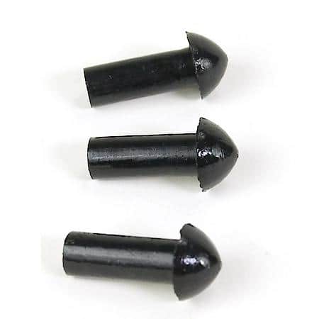 7/16" Black Mush Plug