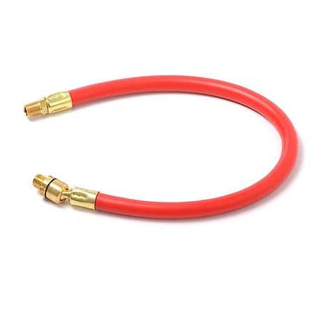 24" x 3/8" Whip Air Swivel Hose 1/4" npt