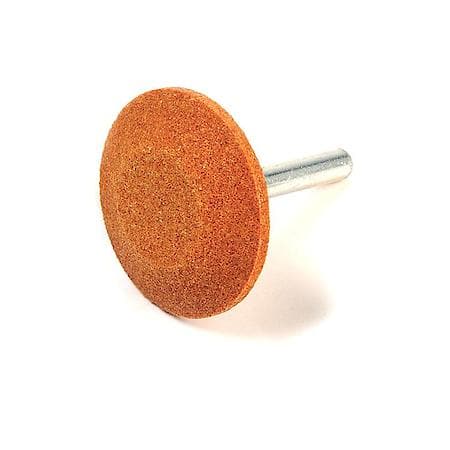 A-36 Large Mushroom Stone Brown 1 5/8" 1/4" (6.3Mm) Shank Diameter