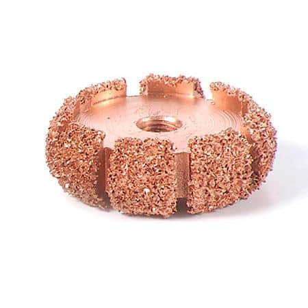 2" (51mm) x 3/4" (19mm) Round Faced Rasp (36 grit)