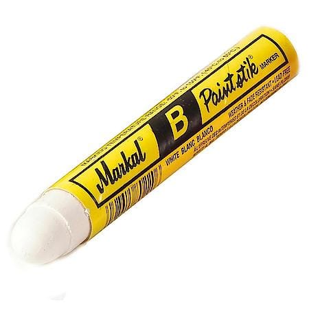 White Markall Paint Stick 3/4" Round