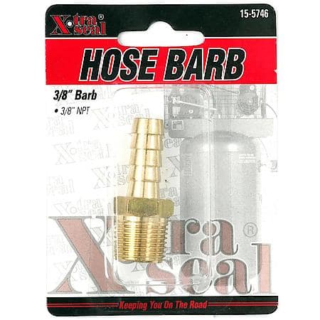 3/8" Hose Barb 3/8" npt