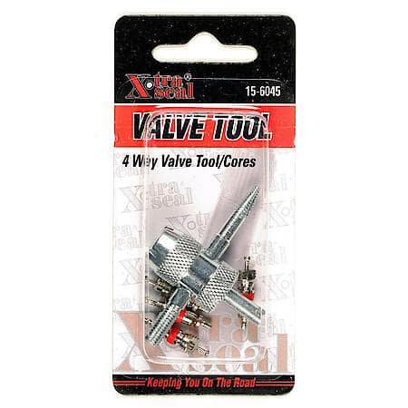 4-Way Valve Tool With 4 Valve Cores