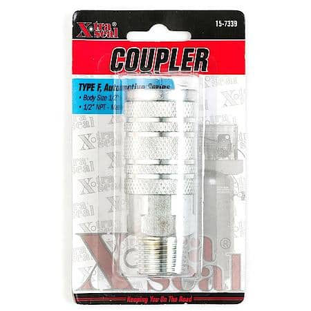 F Automotive Style 1/2ft Bdy 1/2" NPT M Coupler
