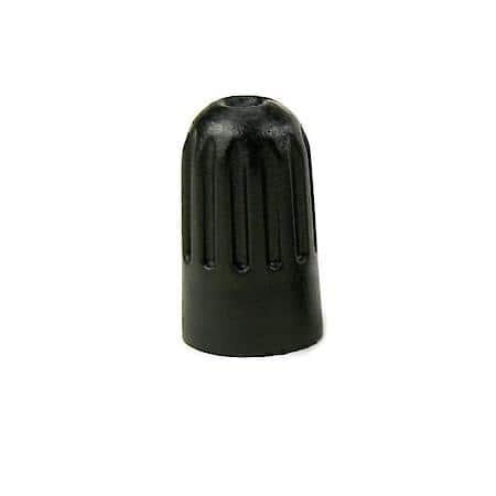 Long Skirted Black Plastic Cap With Seal