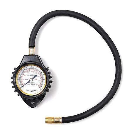 Dial Gauge Psi And Bar With 20" Hose 10 - 170 Psi Imported