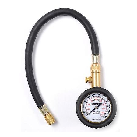 Dail Gauge Psi And Kpa With 14" Hose 0 - 160 Psi Imported