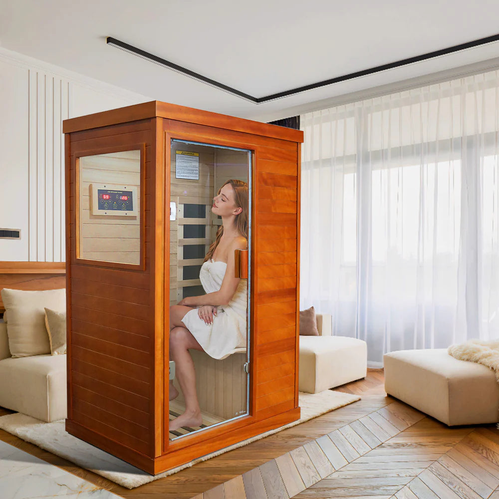 Outexer T-50C3 Indoor 1-Person Far Infrared Sauna