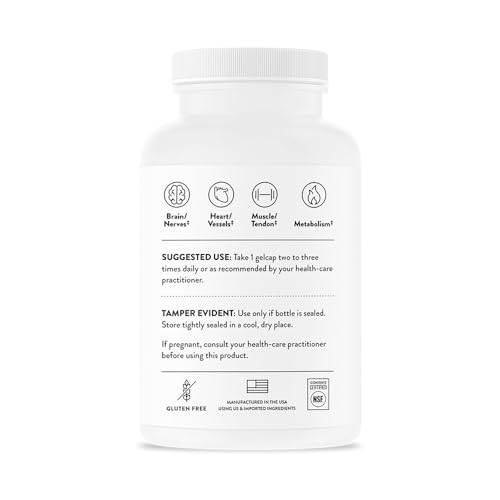 THORNE - Super EPA - Omega-3 Fatty Acids EPA 425mg & DHA 270mg Supplement - Support Brain, Cardiovascular, Joints & Skin* - Gluten, Dairy & Soy-Free - 90 Gelcaps