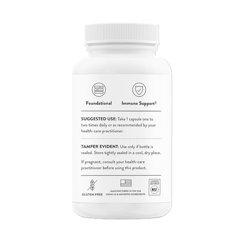 THORNE - Zinc Bisglycinate 15mg - Daily Support for Skin, Eye & Immune System Health* with Zinc Supplement Capsules - 60 Capsules