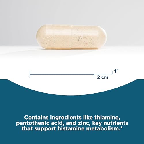 Seeking Health Histamine Nutrients, Formerly Histamine Block Plus, DAO Enzyme Supplement for Histamine Food Intolerance, Supports GI and Digestive Health (60 Capsules)*