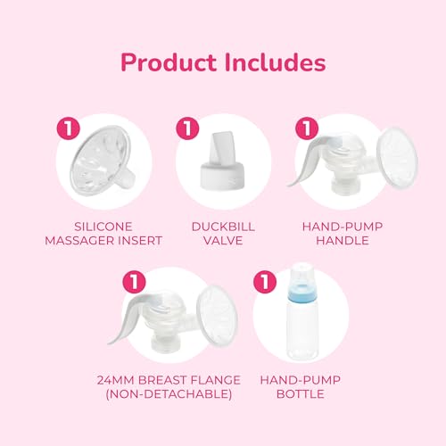 Spectra Manual Breast Pump - with Massager Insert