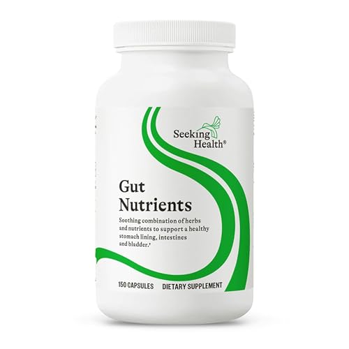 Optimal GI | Glutamine-Free Supplement | Digestive and Gastrointestinal Support | Seeking Health (150 Capsules) | 30 Servings