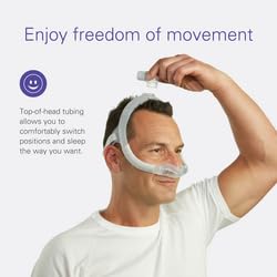 ResMed AirFit N30i Standard Frame System, Elbow & Nasal Cradle Cushion - For CPAP Mask - Replacement CPAP Accessories - Standard Frame / Medium Cushion