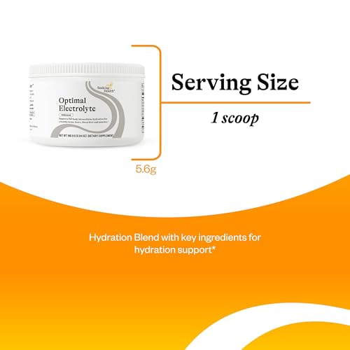 Seeking Health Optimal Electrolyte Powder, Unflavored, Healthy Energy and Endurance Support, Promotes Hydration and Healthy Muscles, Vegan and Vegetarian (30 Servings)*