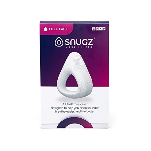 Snugz Full Face Mask Liners: Machine Washable, One-Size-Fits-Most FULL Face CPAP Mask Liners, Pack of 2 Lasts 90 Days