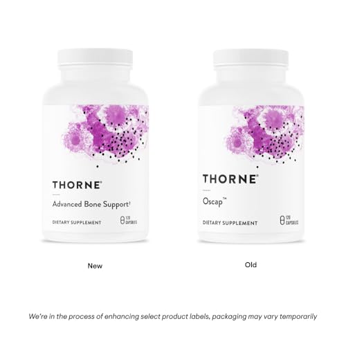 THORNE - Advanced Bone Support‡ - (Formerly Oscap) - Bone Health Supplement with Calcium and Vitamin D* - 120 Capsules
