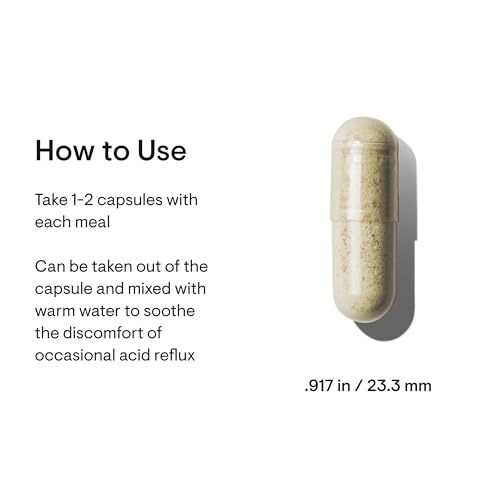 THORNE - GI Relief - Digestion Supplement - Supports Gut Health & Bloating Relief* - Formulated with Marshmallow Root, Aloe Vera Gel, DGL & Slippery Elm Bark - 180 Capsules - 90 Servings