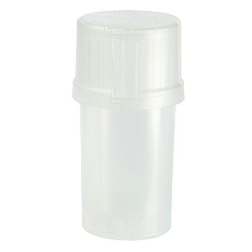 Storage Container w/Built-In Grinder - White