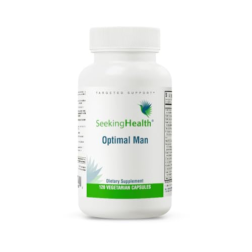 Seeking Health Optimal Man Multivitamin - Supplement with Zinc, Active Folate, & Alpha-Lipoic Acid - Multivitamin Supports Energy & Brain Health - Support Healthy Aging & Men's Health - 30 Servings