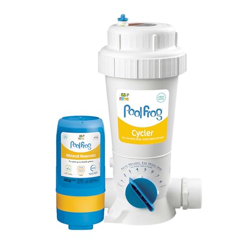 FROG Pool FROG Model 5400 Cycler - All-in-One Sanitizing System and Mineral Reservoir for Pools Up to 40,000 Gallons - Sanitizer Equipment for Easy Pool Maintenance & Water Care