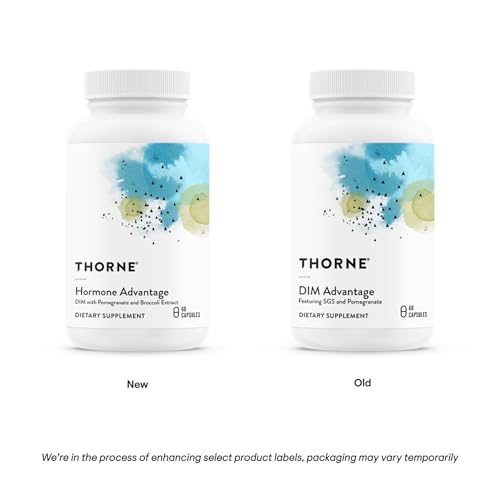 THORNE - Hormone Advantage - (Formerly DIM Advantage) Estrogen Support & Hormone Balance for Men & Women* - Featuring DIM and Pomegranate Extract - 60 Capsules