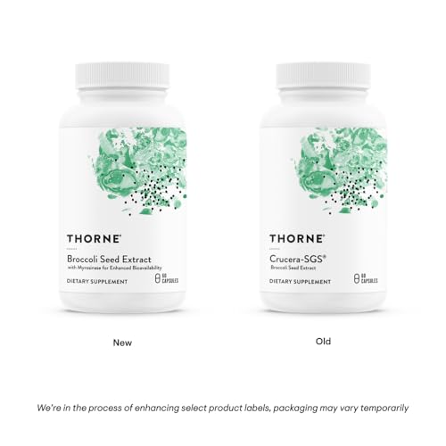 THORNE - Broccoli Seed Extract (Formerly Crucera-SGS) for Antioxidant Support* - Sulforaphane Glucosinolate (SGS) - 60 Capsules