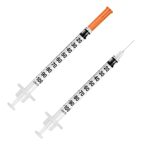 UltiCare U-100 Insulin Syringes, Comfortable and Accurate Dosing of Insulin, Compatible with Any U-100 Strength Insulin, Size: 1cc, 30G x 12.7mm, 100 ct Box