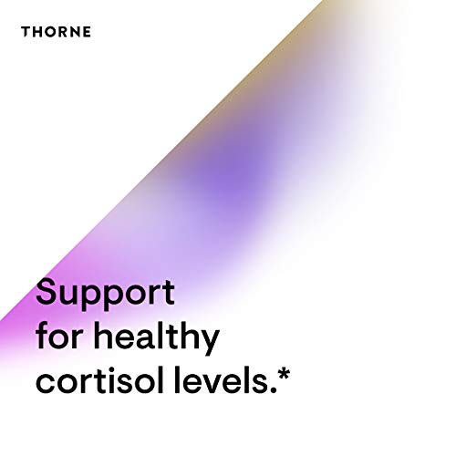 THORNE - Adrenal Cortex - Supplement for Cortisol Management - Support Healthy Adrenal Gland Function, Immune System, Stress Management, Fatigue & Metabolism* - 60 Capsules