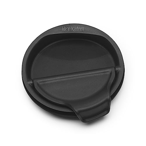 Klean Kanteen Rise Flip Lid - Premium, One-Handed Tumbler & Cup Lid - Replacement Lid - BPA-Free - Black, Small, 78 mm