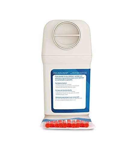 UltiCare VetRx U-40 UltiGuard Safe Pack Pet Insulin Syringes 1/2cc, 29G x 1/2", 100 ct
